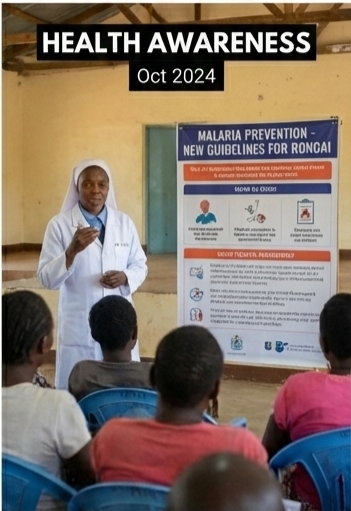 Sister teaching health seminar